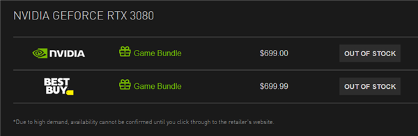 RTX 3080/3090公版卡全球斷貨！國內徹底無望