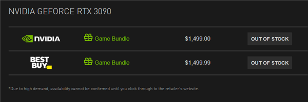 RTX 3080/3090公版卡全球斷貨！國內徹底無望