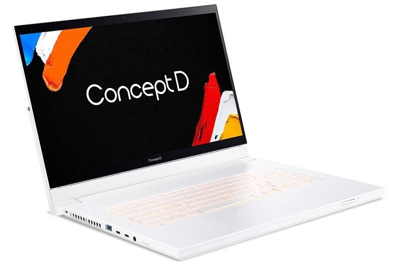 宏碁 ConceptD 7 Ezel Pro 上架：至強芯、專業卡、四萬元、4K 屏、翻轉觸控、純白極簡