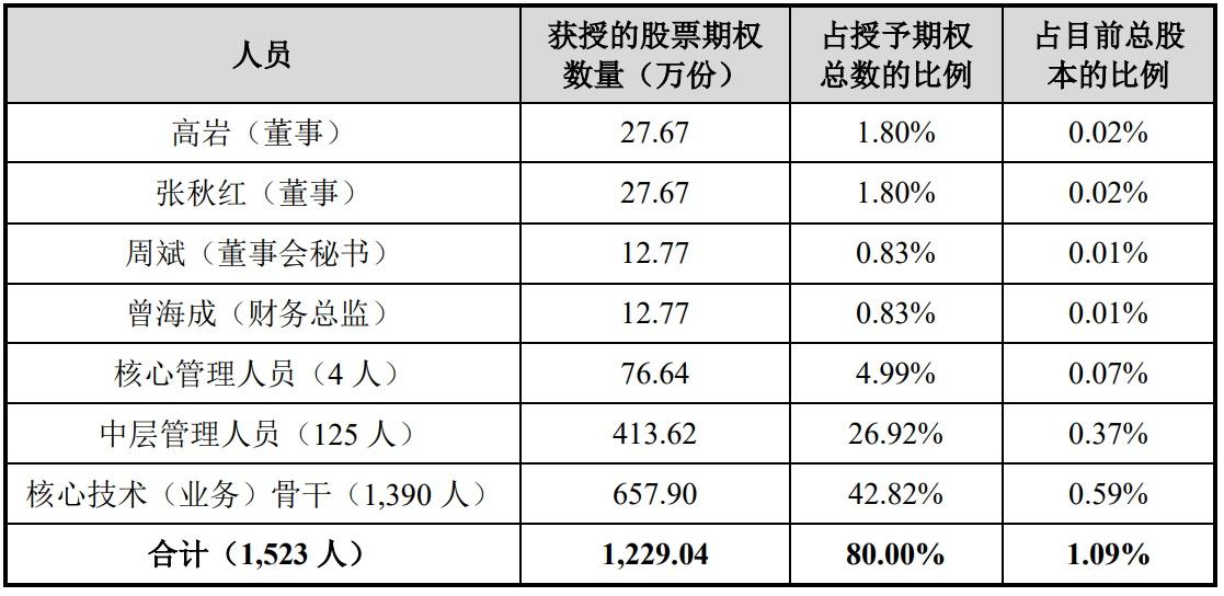 手機(jī) ODM 廠商聞泰科技完成股票激勵(lì)授予:向 1523 名員工授予 1229.04 萬(wàn)股