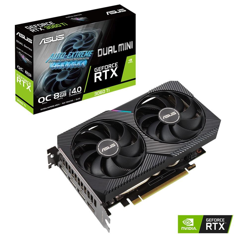 華碩發(fā)布 RTX 3060 Ti Dual mini 顯卡:不到 20cm 長