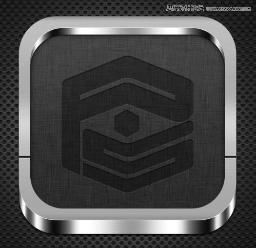 PS設計銀色立體效果的APP圖標教程