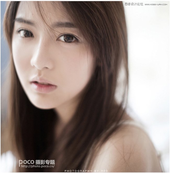 PS調(diào)出美女人像朦朧柔焦效果