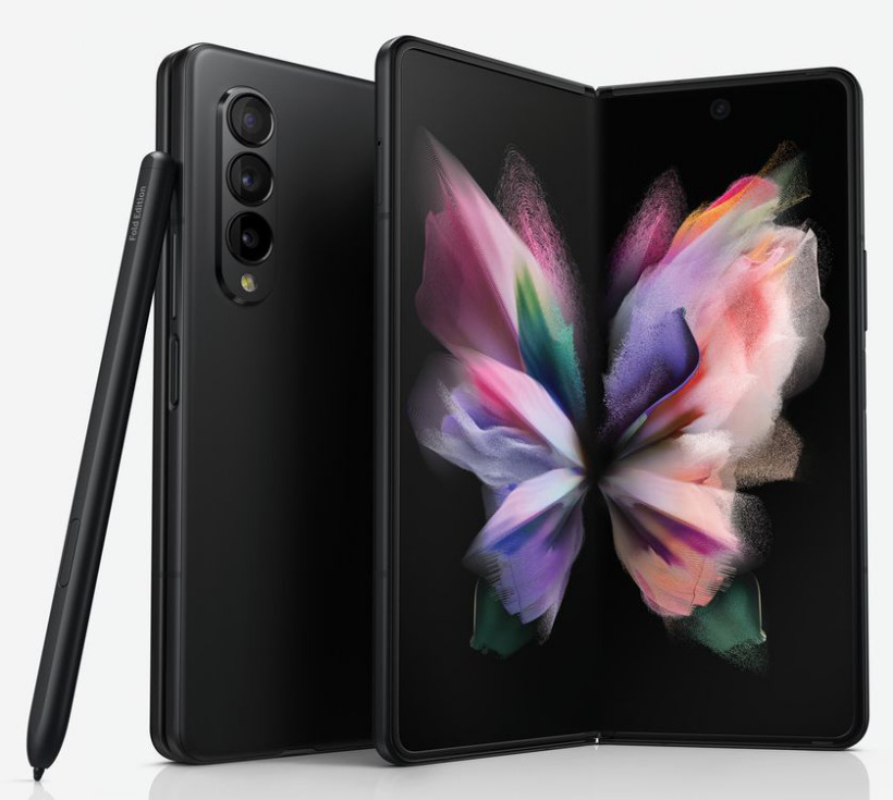 支持 S Pen 手寫筆，三星 Galaxy Z Fold 3 官圖曝光：比 Note 手寫筆更大