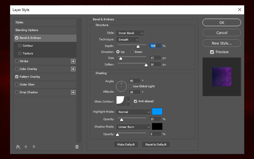 ps制作時尚炫酷的雷電文字效果