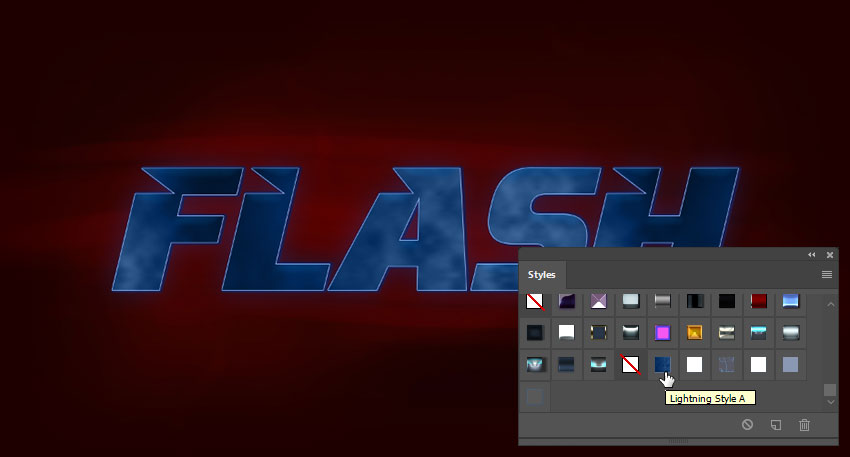 ps制作時尚炫酷的雷電文字效果