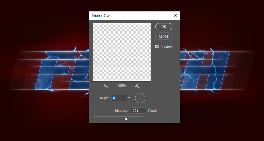 ps制作時尚炫酷的雷電文字效果