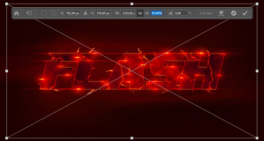 ps制作時尚炫酷的雷電文字效果