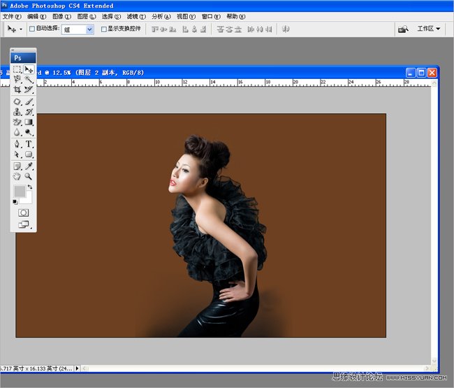 用PS給室內(nèi)暗調(diào)的照片添加夜景光效效果