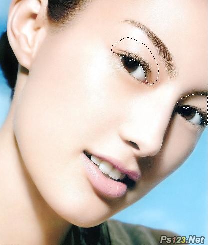 簡單方法給美女上妝PS教程