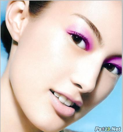 簡單方法給美女上妝PS教程