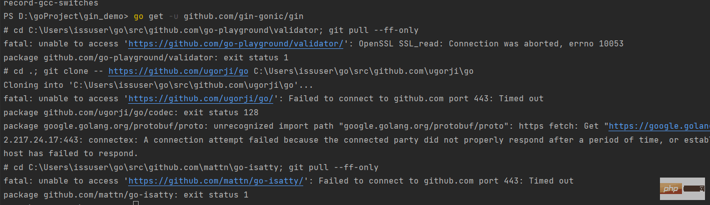 避坑啦！Gin安裝遇到的坑