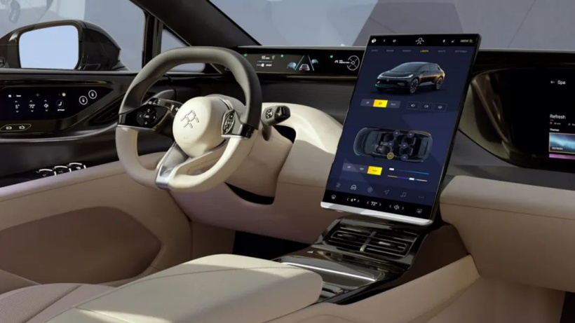 法拉第未來 FF 宣布 DRÄXLMAIER 集團為內飾中控臺供應商:包括前后排乘客無線手機充電裝置等