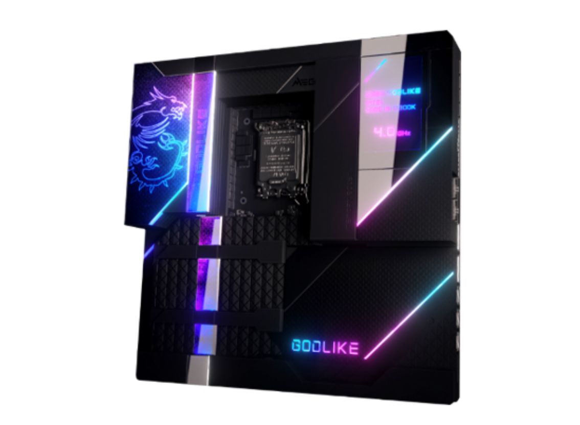 微星展示 MEG Z690 GODLIKE 主板：配 3.5 英寸觸摸屏，支持 DDR5-6666 內存