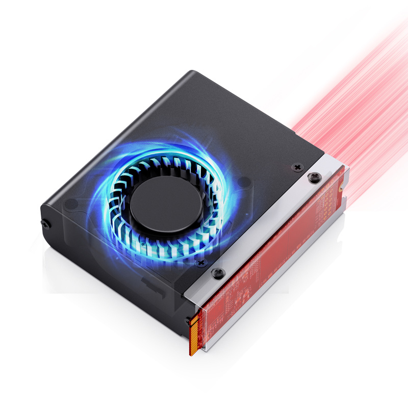PCIe 5.0 SSD 將至，喬思伯發(fā)布 M.2 主動(dòng)散熱器