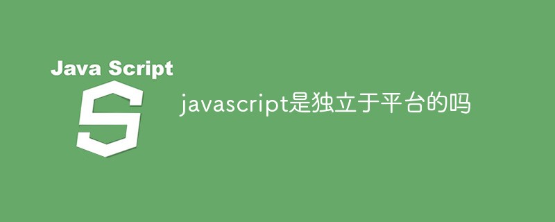 javascript是獨立于平臺的嗎