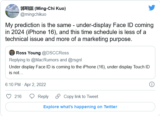 iPhone 14外形曝光 基本沒跑：蘋果準備新驚喜 屏下Face ID上陣