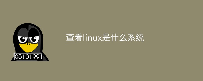 查看linux是什么系統