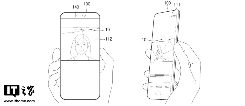 三星雙面屏手機專利獲授權，可實現用后攝像頭自拍