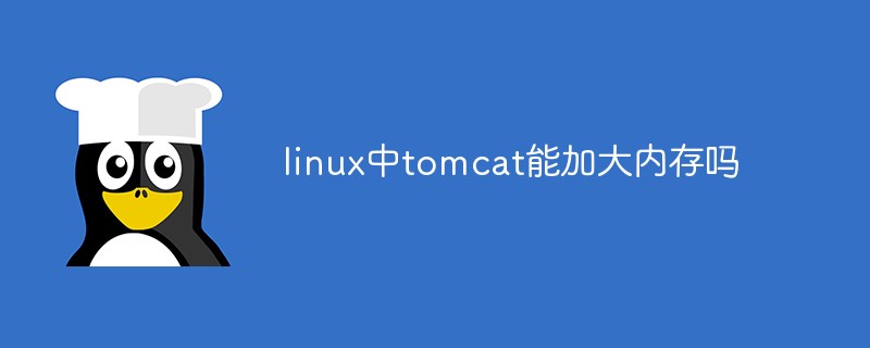 linux中tomcat能加大內存嗎
