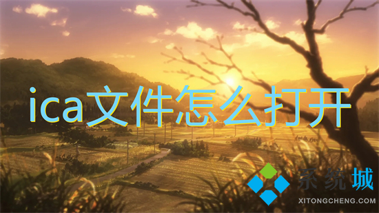 ica文件怎么打開 ica文件用什么程序打開