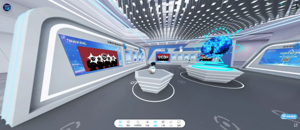 中國人民銀行清算總中心開展網絡安全周宣傳活動,視創云展VR云展廳來助陣