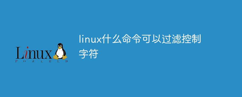 linux什么命令可以過濾控制字符