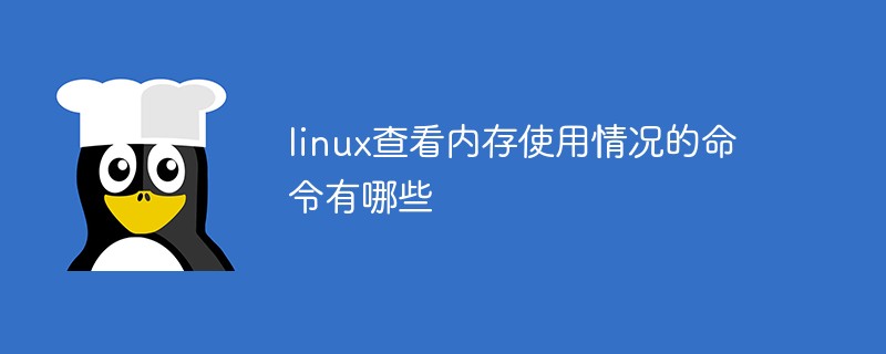 linux查看內(nèi)存使用情況的命令有哪些