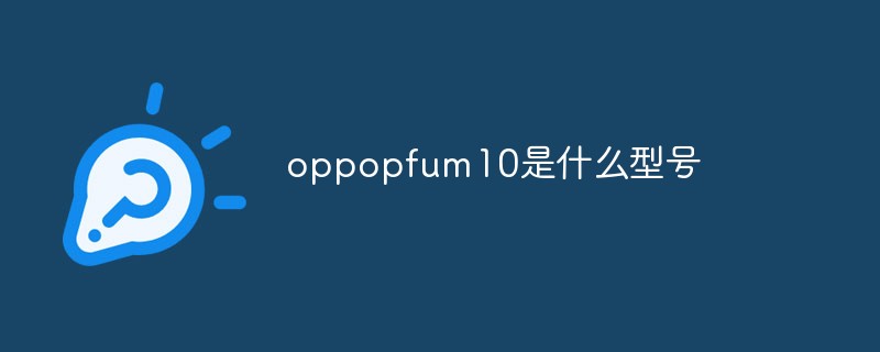 oppopfum10是什么型號