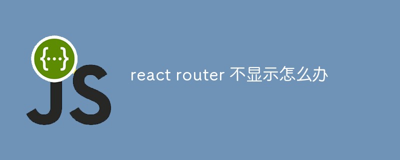 react router 不顯示怎么辦