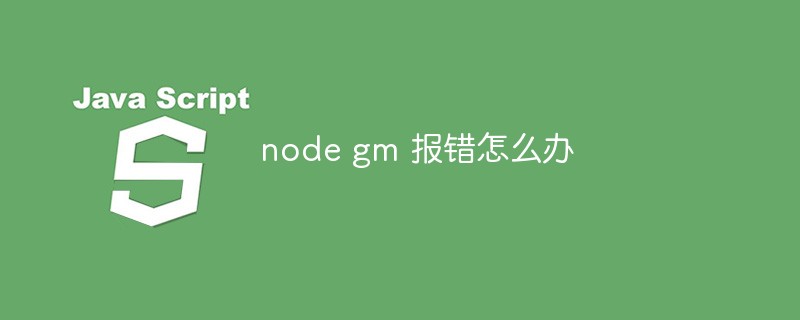 node gm 報錯怎么辦