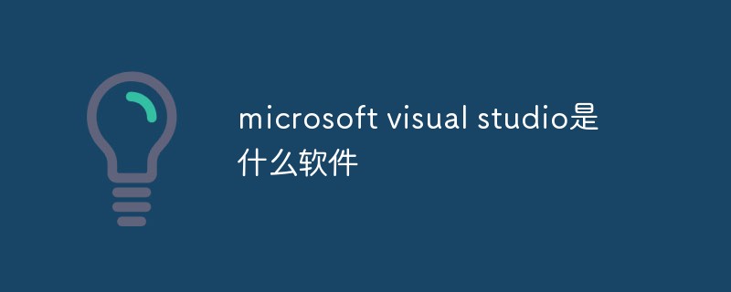 microsoft visual studio是什么軟件