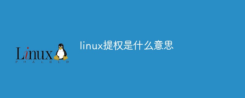 linux提權(quán)是什么意思