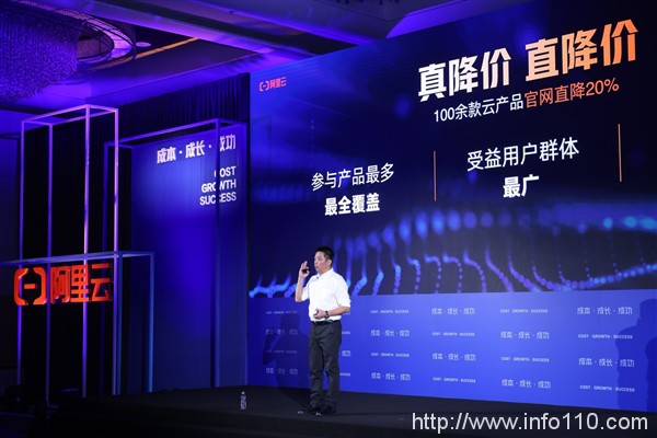 史上最大力度！阿里云100多款產(chǎn)品官網(wǎng)直降20%