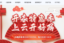 開春特惠,華納云香港云8H16G5M低至166元/月,雙E5香港CN2服務器限時搶購-站長資訊網